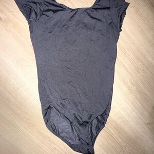 Bloch Black Cap Sleeve Leotard